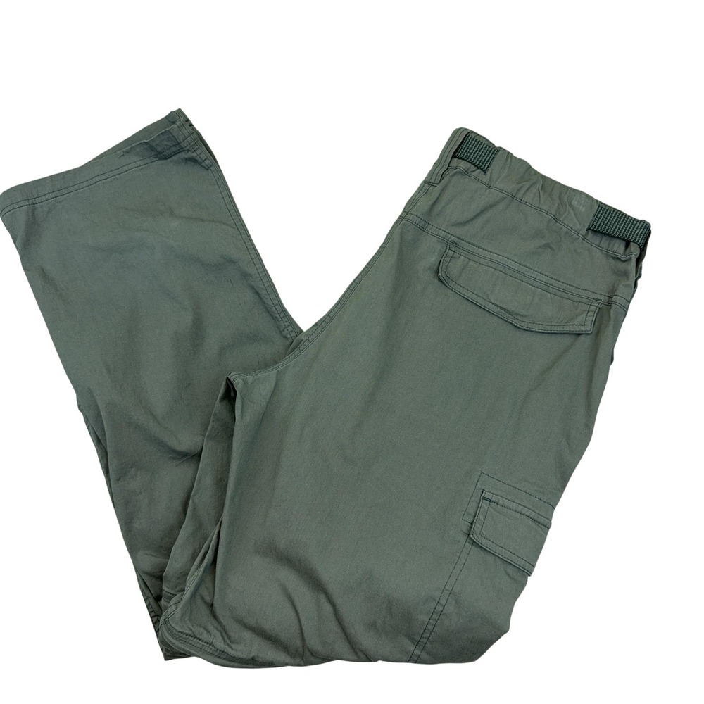 The BC Clothing Co Pants‎ Mens Gray XL Convertible Cargo Belted Stretch Hiking